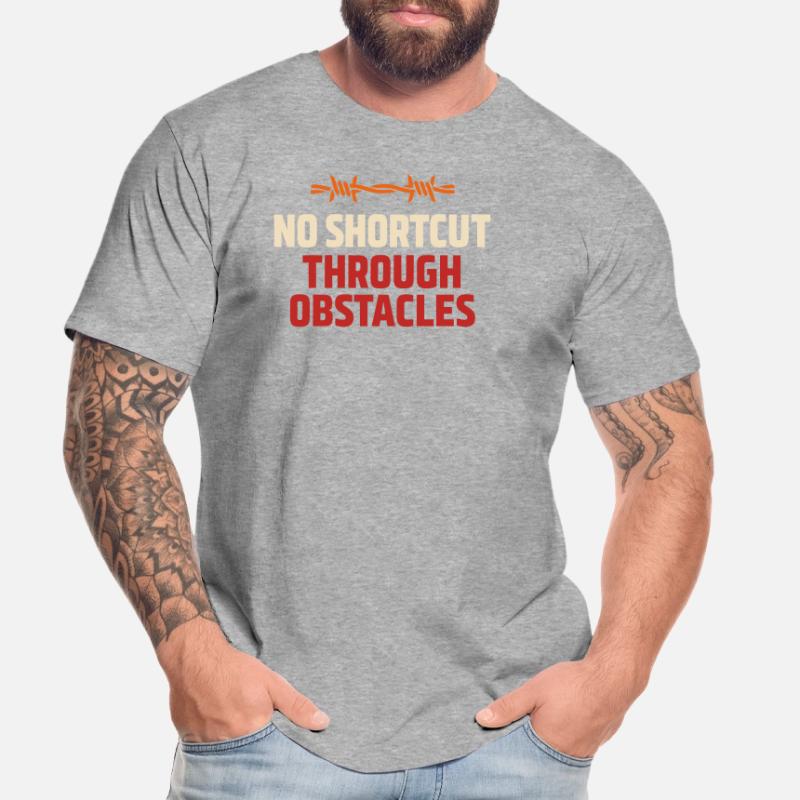Parcours d’obstacles Course d’obstacles OCR T-shirt bio Premium Homme