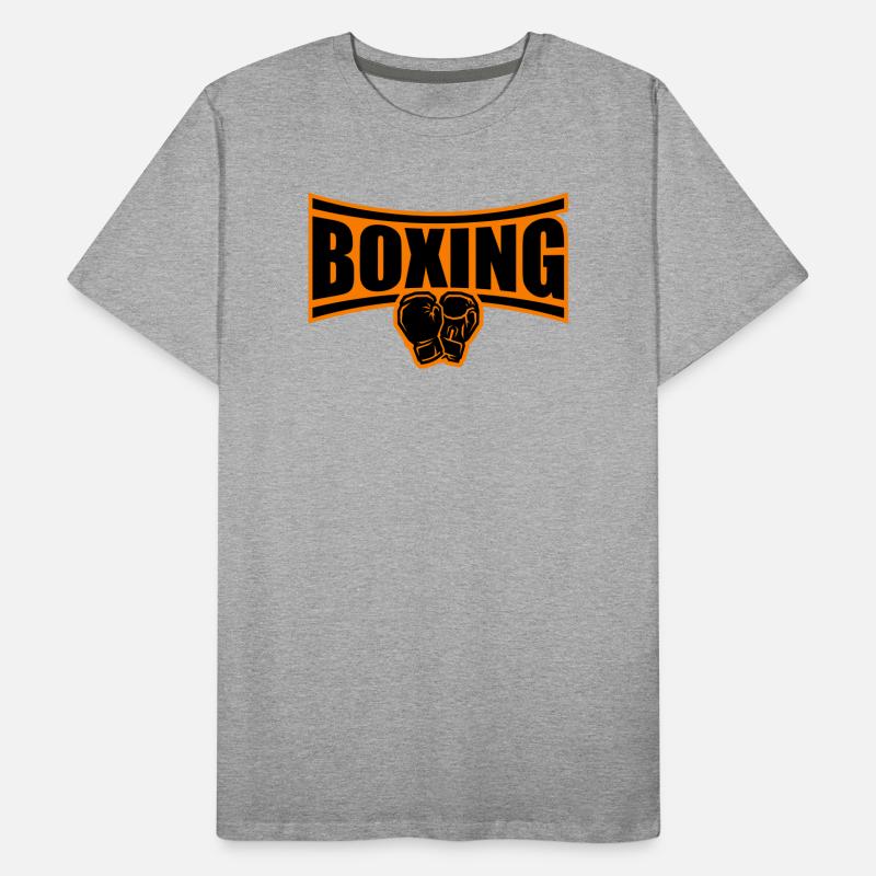 Boîtes de boxe T-shirt bio Premium Homme