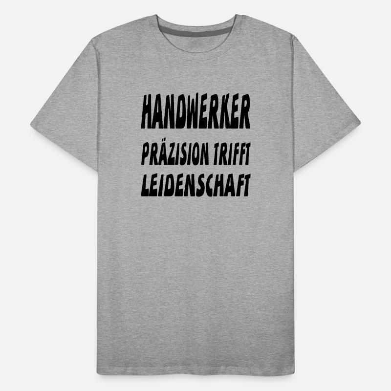 Handwerker Männer Premium Bio T-Shirt