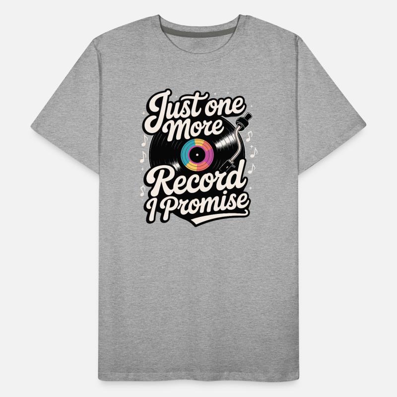 Nur noch eine Platte, versprochen Männer Premium Bio T-Shirt