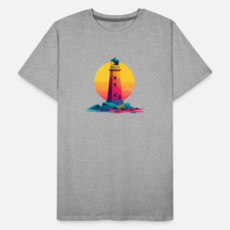 lighthouse Men's Premium Organic T-Shirt