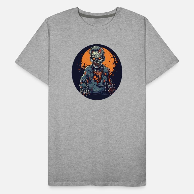 Halloween - Zombie - Horror - Witch Men's Premium Organic T-Shirt