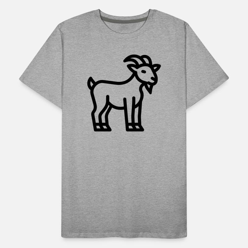 chèvre T-shirt bio Premium Homme