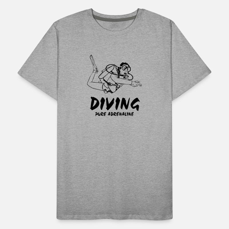 Plongée - Plongée - Plongeur T-shirt bio Premium Homme