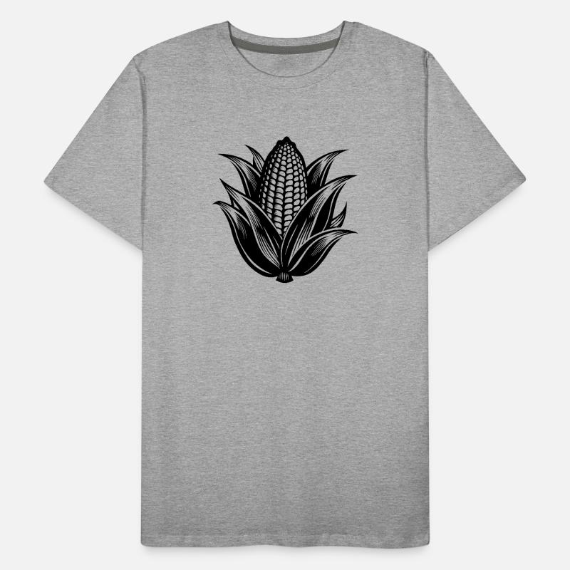 Corn Men's Premium Organic T-Shirt
