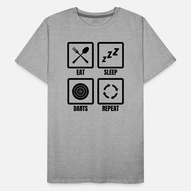 Programme des fléchettes T-shirt bio Premium Homme