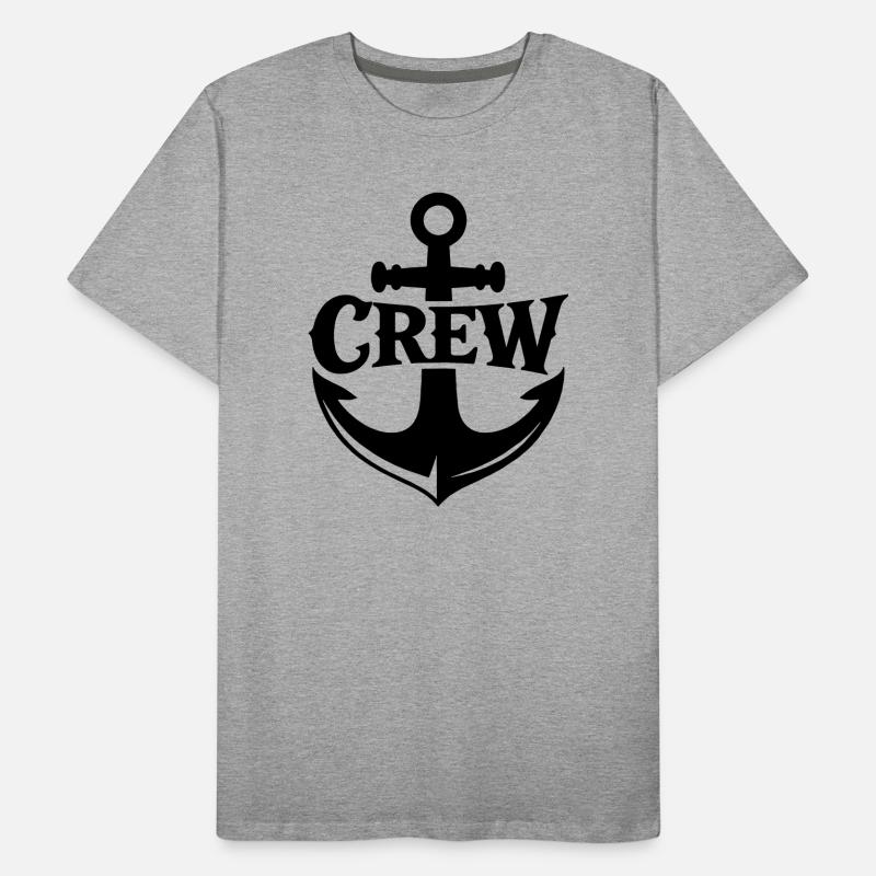 Anker Crew Männer Premium Bio T-Shirt