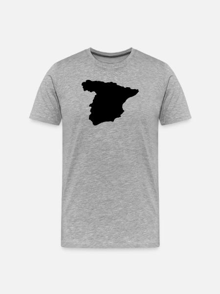 spanien_country - T-shirt bio Premium Homme - gris chiné