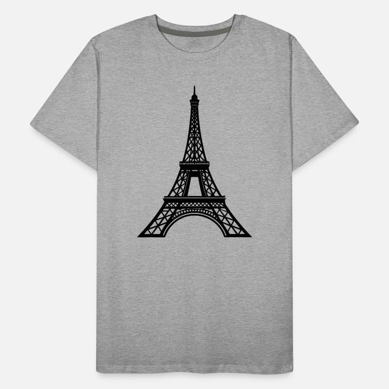 Eiffel Tower Men's Premium Organic T-Shirt