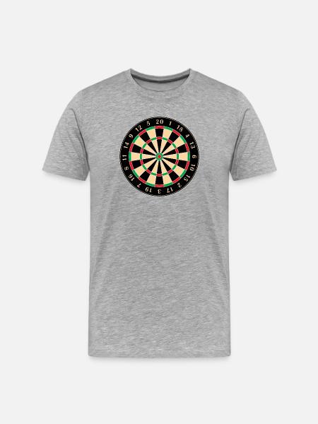 cible - T-shirt bio Premium Homme - gris chiné
