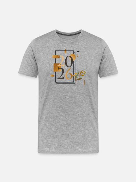 my year 2026 - Men's Premium Organic T-Shirt - heather grey