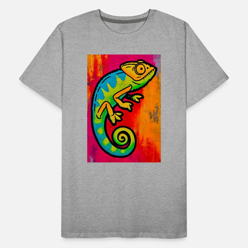 caméléon T-shirt bio Premium Homme