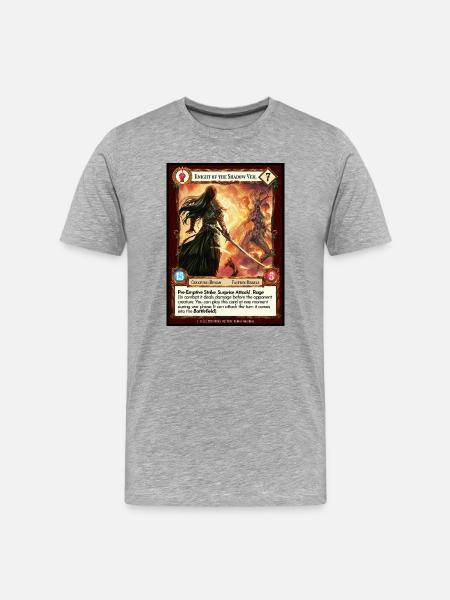 Shadow Veil - Men's Premium Organic T-Shirt - heather grey