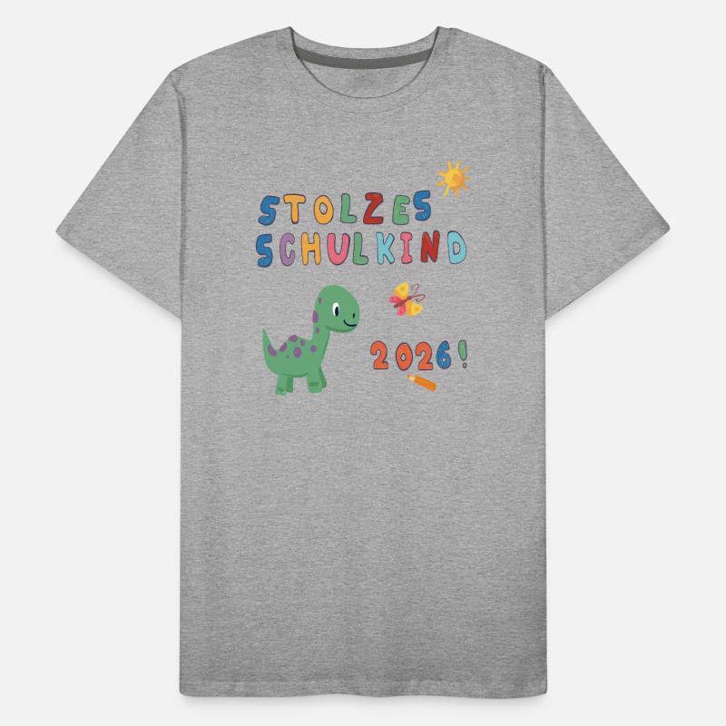 Stolzes Schulkind 2026  Männer Premium Bio T-Shirt
