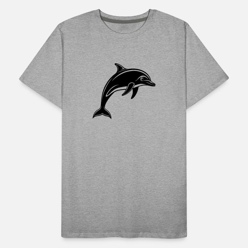 Dolphin Men's Premium Organic T-Shirt