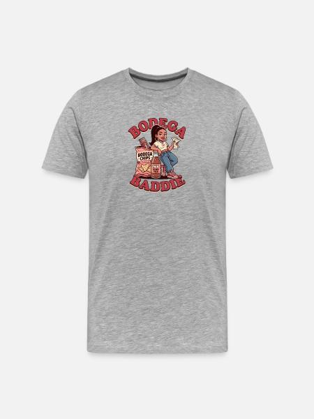 Bodega Baddie Street Vibes - Men's Premium Organic T-Shirt - heather grey