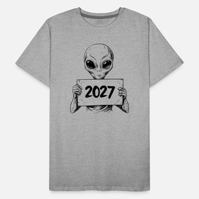 Außerirdischer Männer Premium Bio T-Shirt