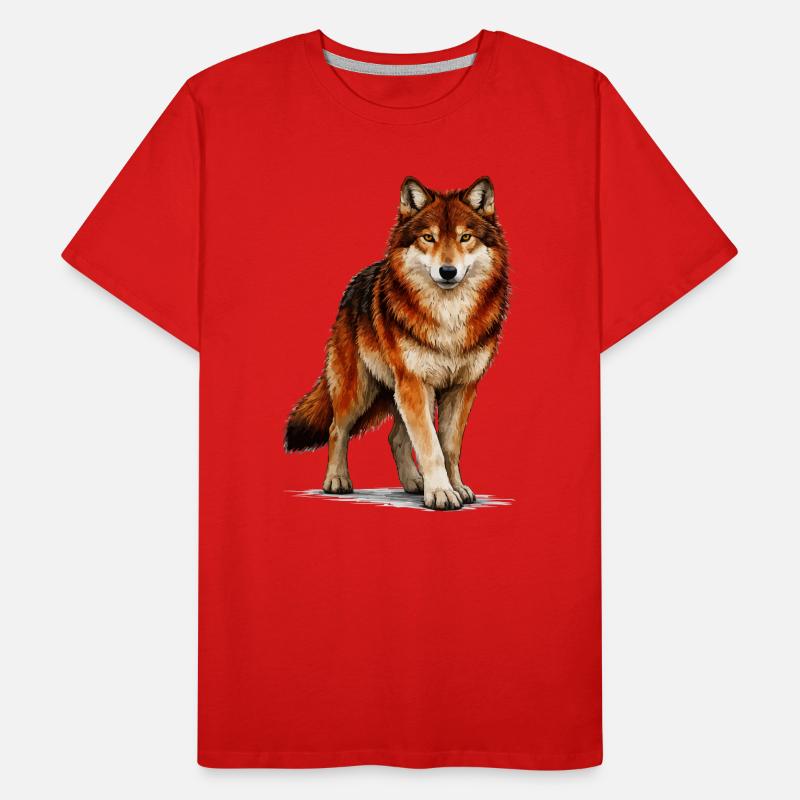Wolf Men's Premium Organic T-Shirt