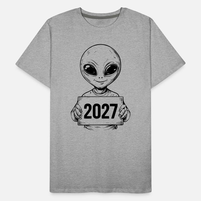 extraterrestrial visitor Men's Premium Organic T-Shirt