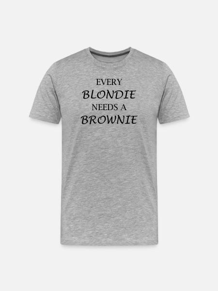 Blondie - T-shirt bio Premium Homme - gris chiné