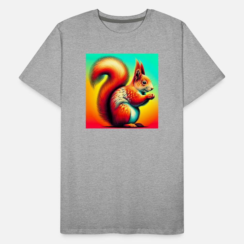 squirrel Men's Premium Organic T-Shirt