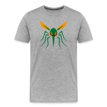 Moustique, Moustique, Insecte, Mal - T-shirt bio Premium Homme - gris chiné - Devant - Damien (186cm)