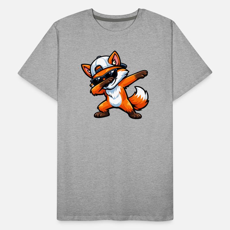 Dab Fox T-shirt bio Premium Homme