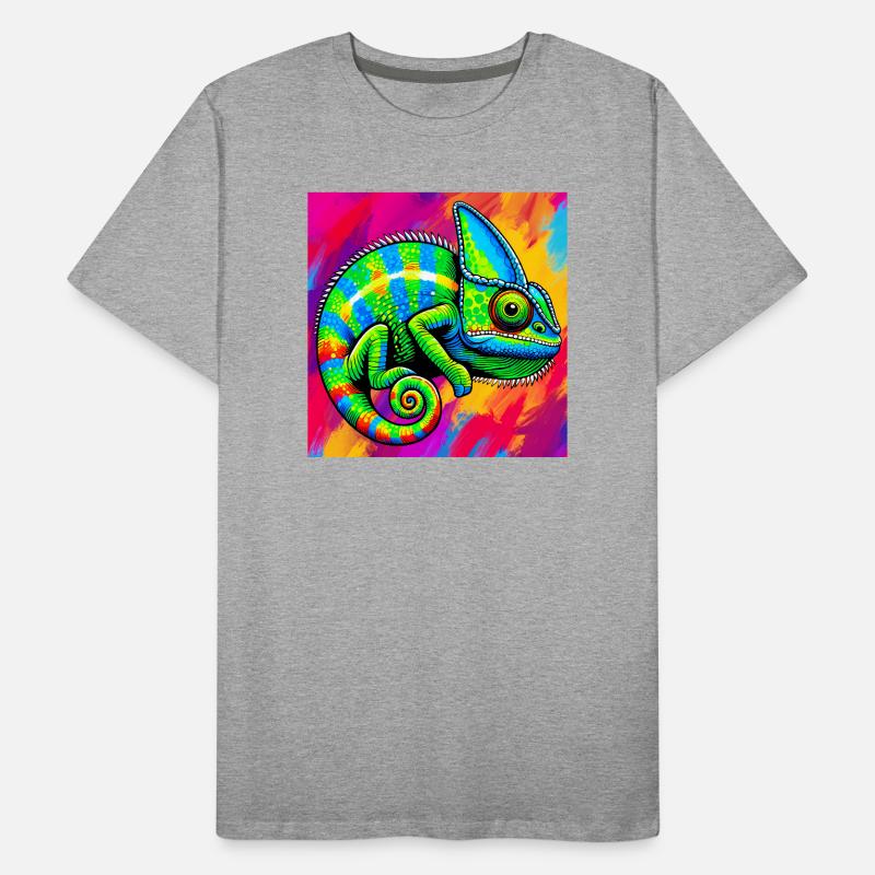 caméléon T-shirt bio Premium Homme