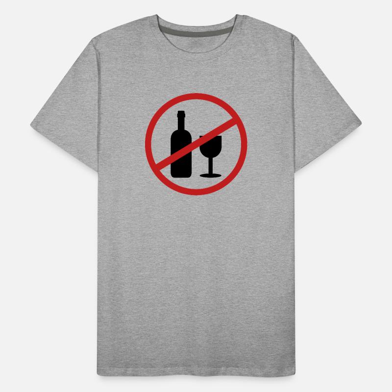 Pas d’alcool T-shirt bio Premium Homme