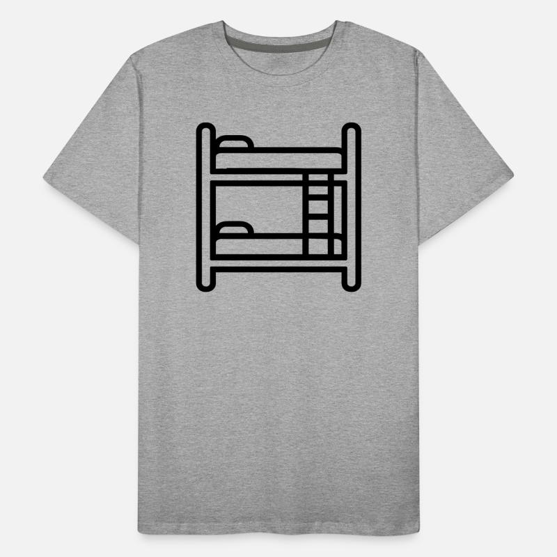 lit superposé T-shirt bio Premium Homme