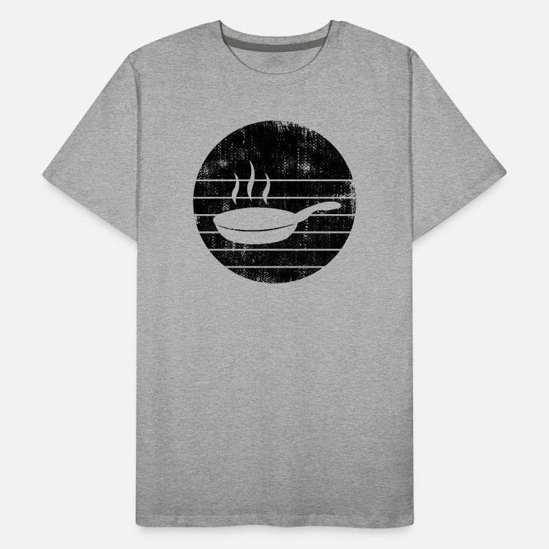 frying pan Men's Premium Organic T-Shirt