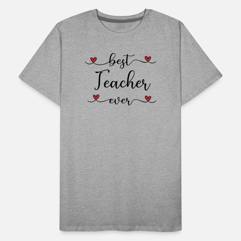 Bester Lehrer Männer Premium Bio T-Shirt
