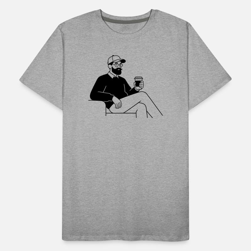 hipster T-shirt bio Premium Homme