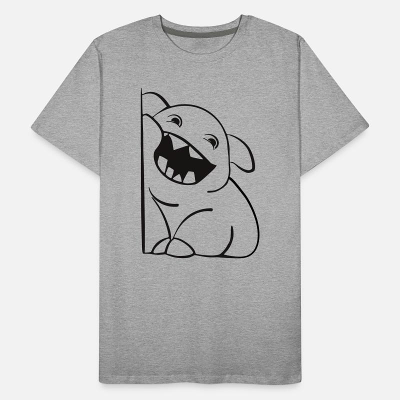 Süßes Monsterchen Männer Premium Bio T-Shirt