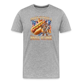 Fier d’avoir un peu de Viennois - T-shirt bio Premium Homme - gris chiné - Devant - Damien (186cm)