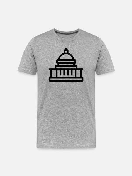 government - Men's Premium Organic T-Shirt - heather grey