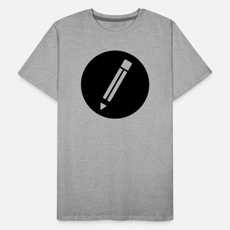 Pencil Men's Premium Organic T-Shirt