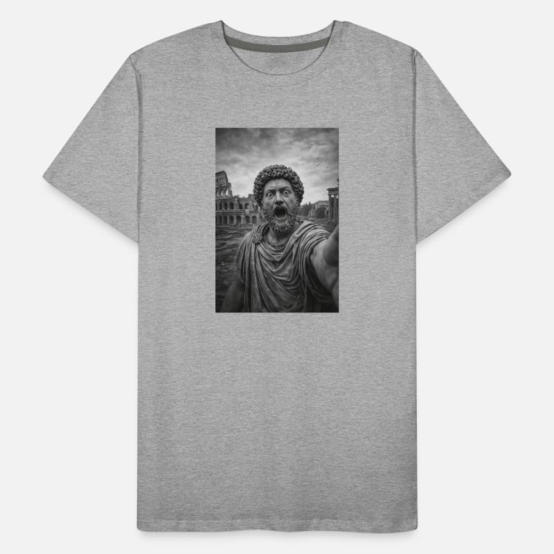 Marcus Aurelius Self-Portrait Men's Premium Organic T-Shirt