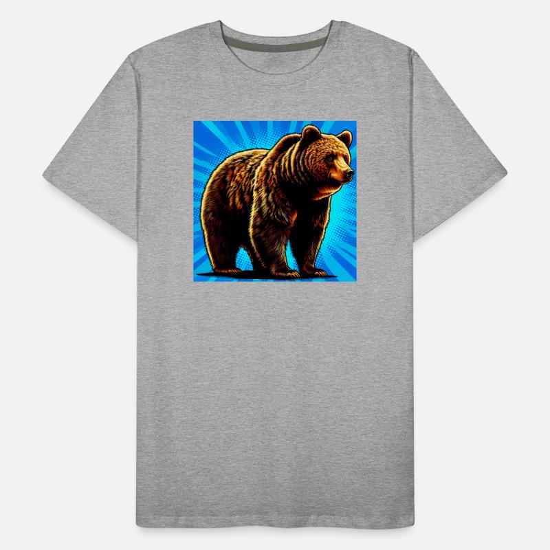 Bär Männer Premium Bio T-Shirt