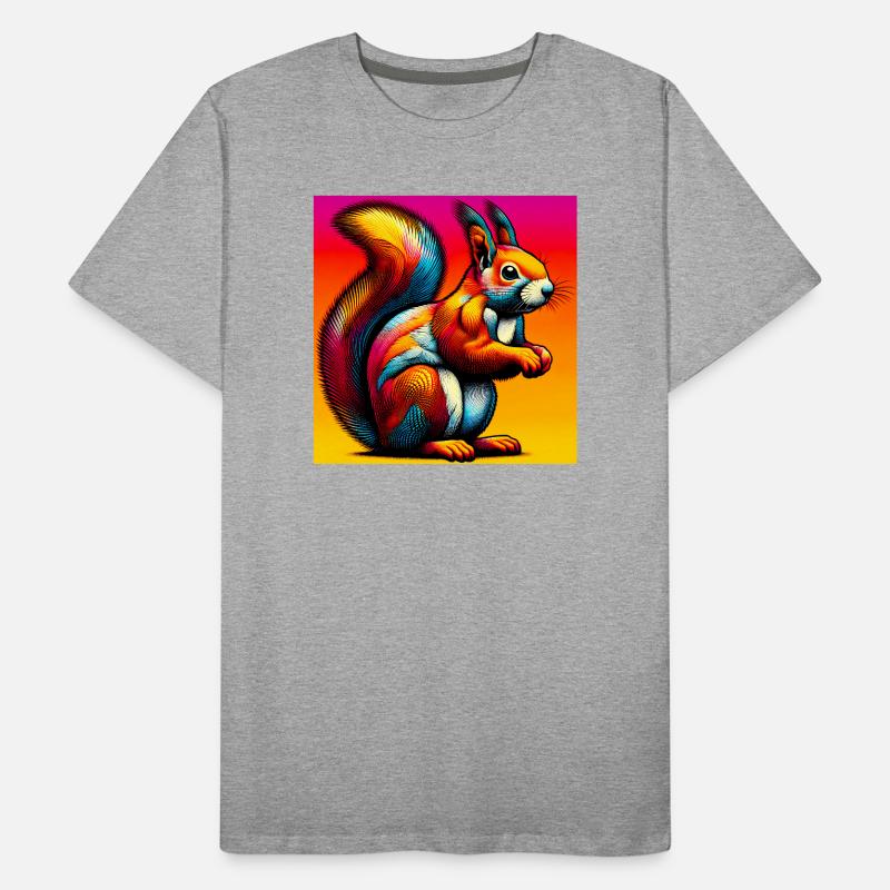 écureuil T-shirt bio Premium Homme