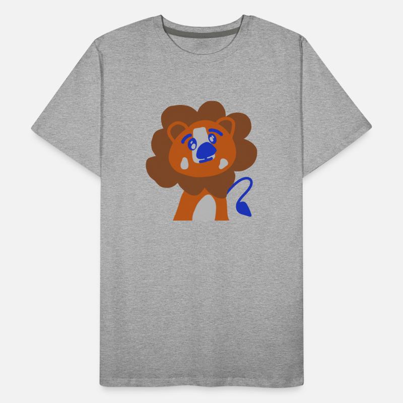 lion mignon T-shirt bio Premium Homme