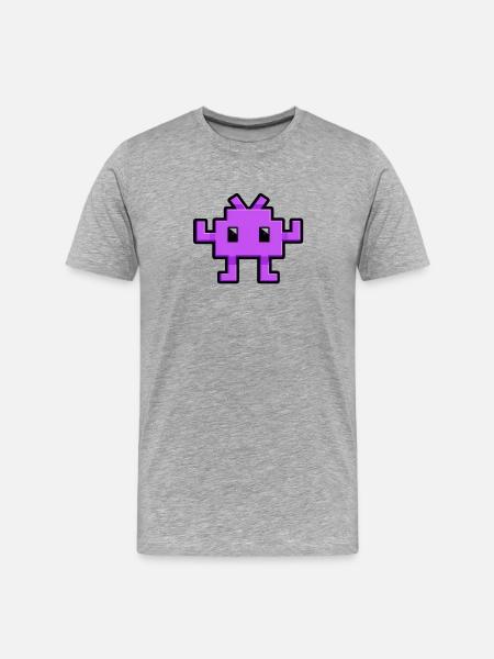 LM Studio-Modell - Männer Premium Bio T-Shirt - Grau meliert