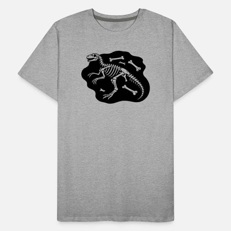 dinosaur bones Men's Premium Organic T-Shirt