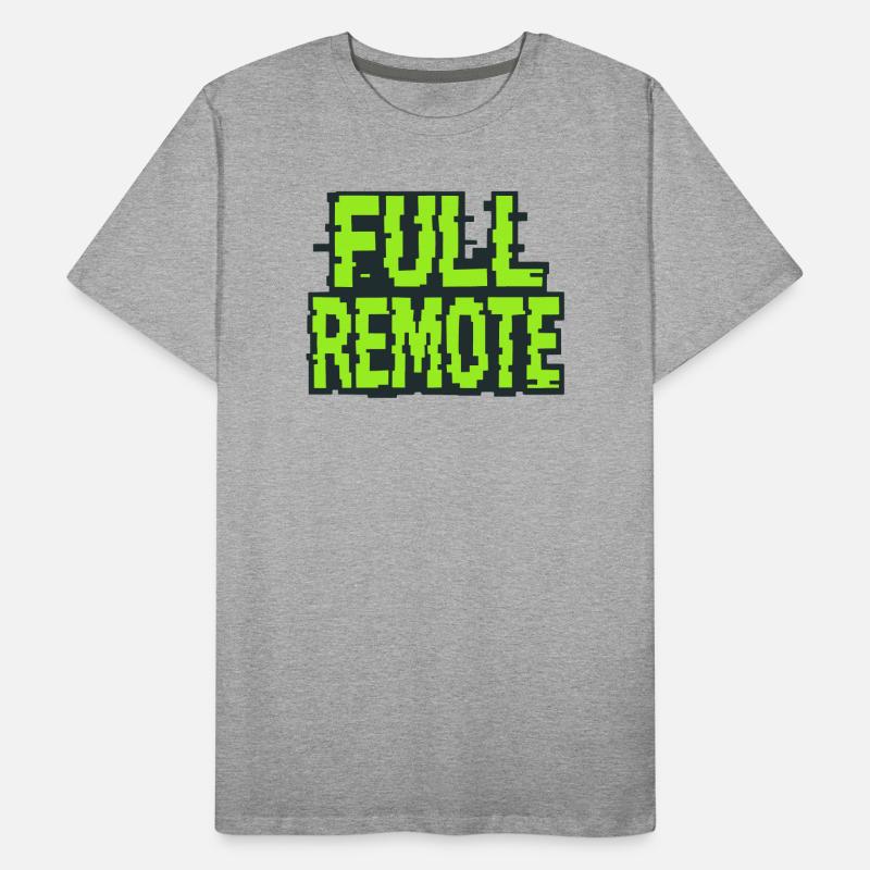 Vollständig remote: 100% Remote-Experte Männer Premium Bio T-Shirt