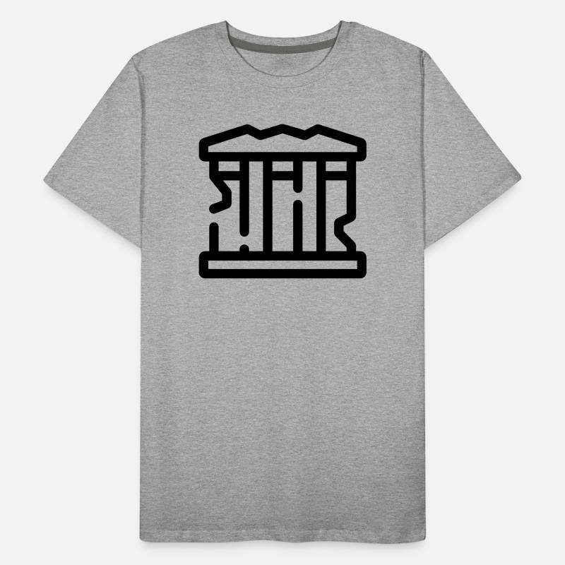 ruines T-shirt bio Premium Homme