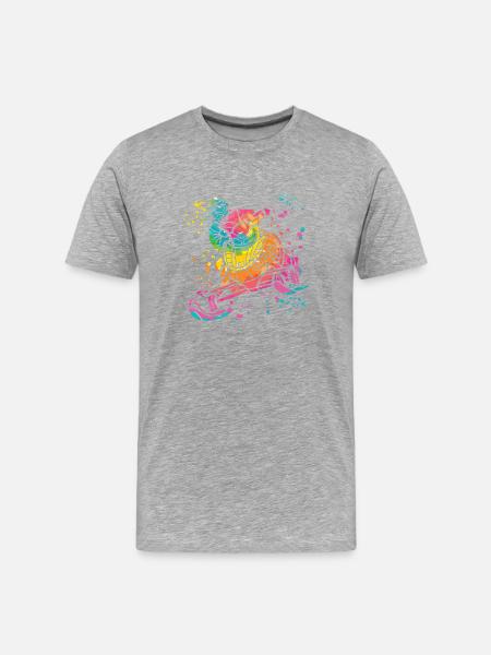 Snowmobile, Snowmobile, Snowmobile - Men's Premium Organic T-Shirt - heather grey