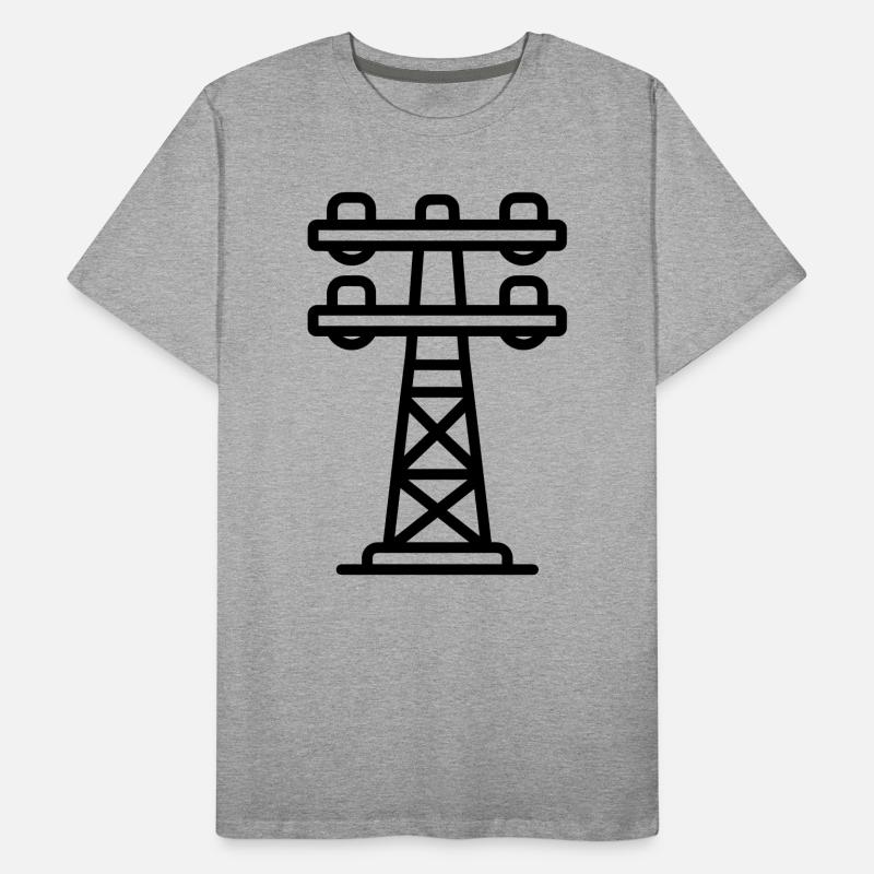 power pole Men's Premium Organic T-Shirt