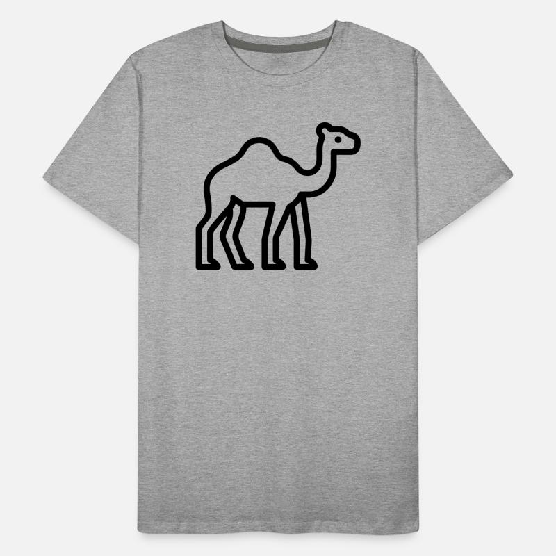 Kamel Männer Premium Bio T-Shirt