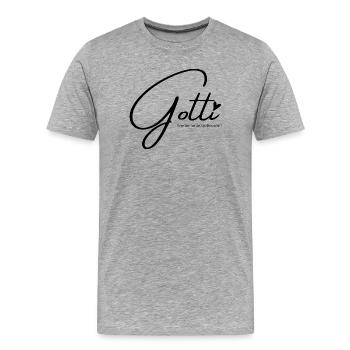 For the coolest godmother, godmother gift, godmother - Men's Premium Organic T-Shirt - heather grey - Front - Damien (186cm)