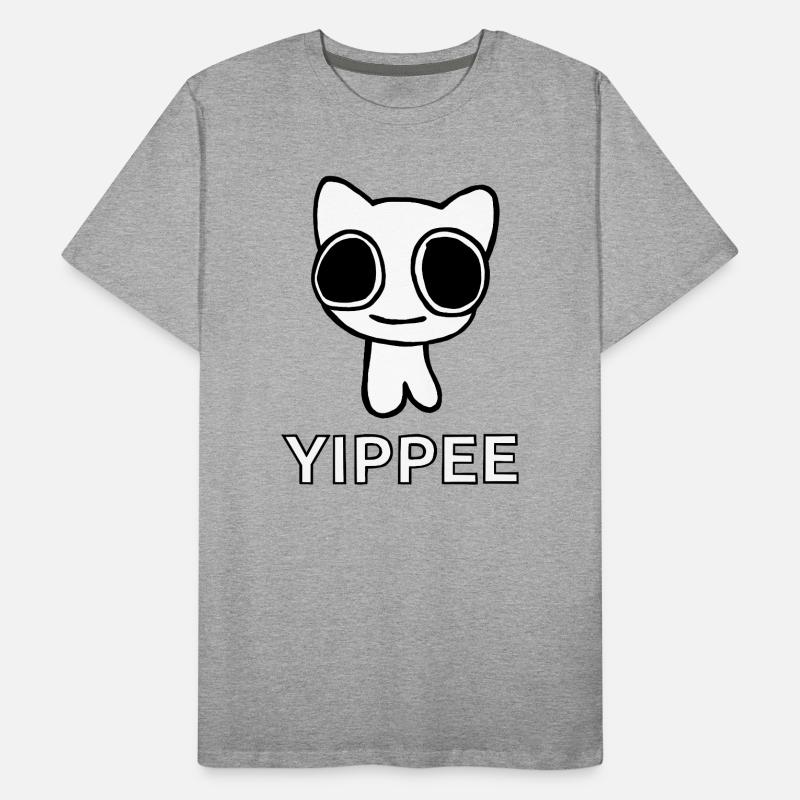 Yippee Autism Cat Men's Premium Organic T-Shirt
